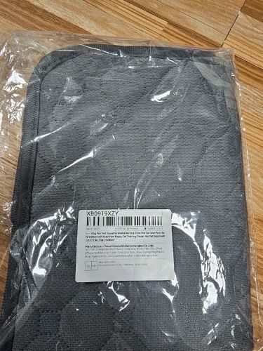 Foto do tapete higiênico reutilizável Zenvi Pet na embalagem, enviada pelo cliente Ricardo